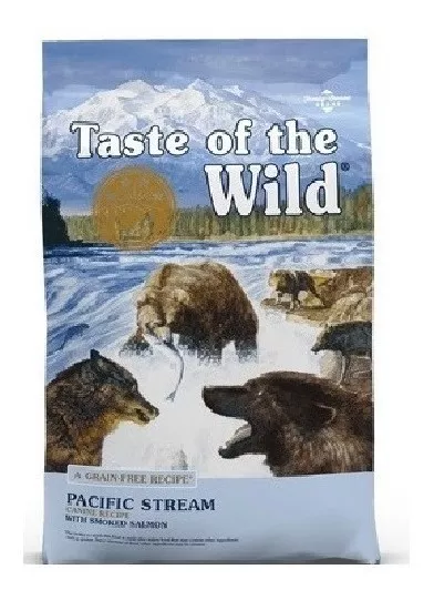 ALIMENTO TASTE OF THE WILD PACIFIC STREAM CANINE PARA PERRO ADULTO TODOS LOS TAMAÑOS SABOR SALMÓN DE - 1