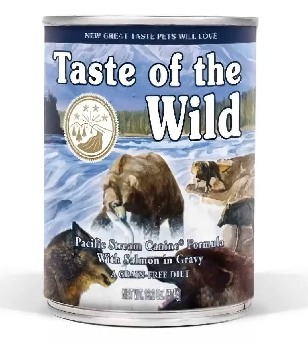 TASTE OF THE WILD PERROS PACIFIC STREAM PACK X 6 LATAS 390G - 3