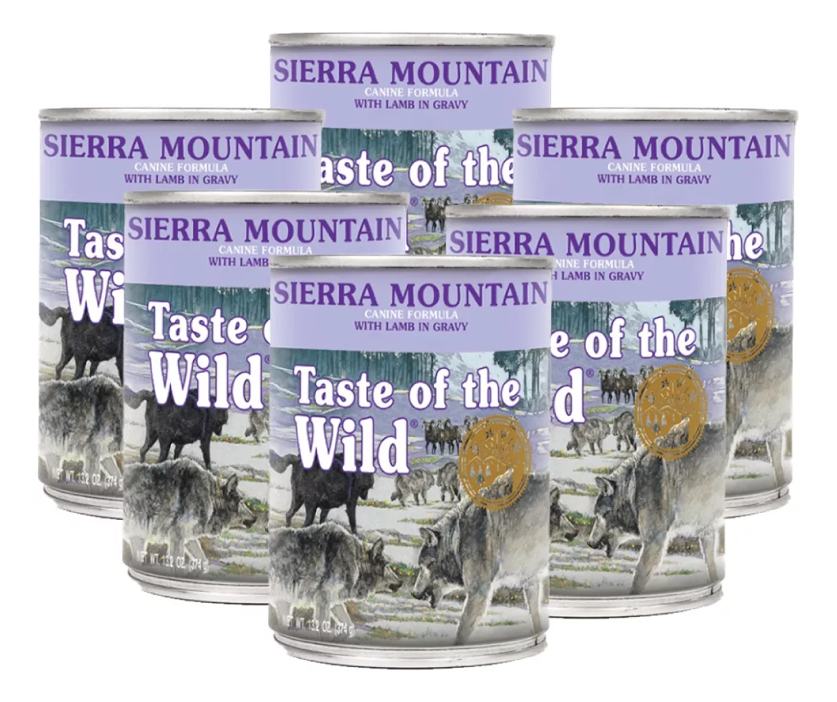 TASTE OF THE WILD SIERRA MOUNTAIN - PACK X 6 LATAS 390GR - 2