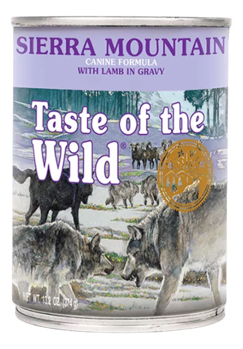 LATA TASTE OF THE WILD SIERRA MOUNTAIN PERRO (CORDERO) 390G - 1