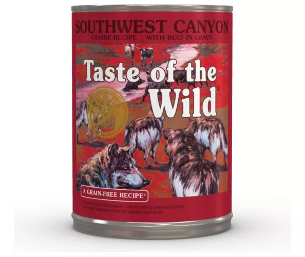 TASTE OF THE WILD PERROS SOUTHWEST CANYON (CARNE) LATA 390G - 1