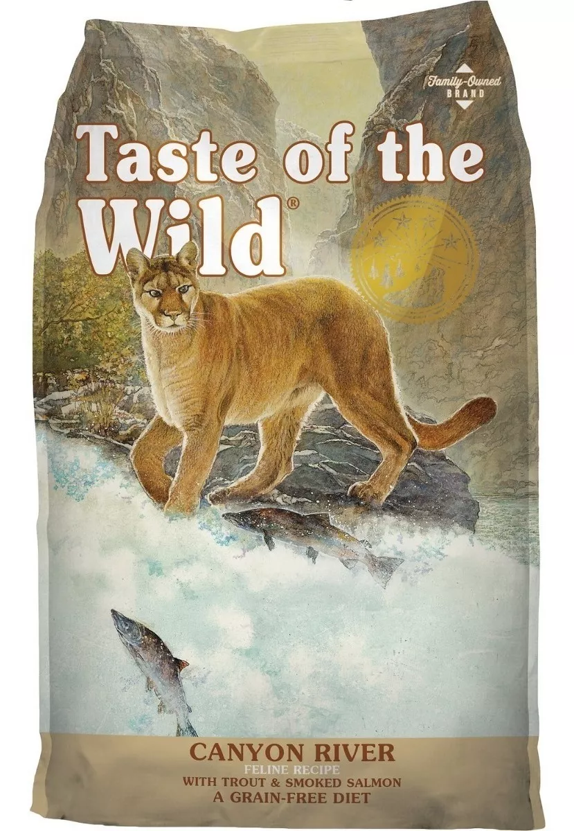 TASTE OF THE WILD CANYON RIVER FELINE TRUCHA Y SALMÓN 6.6KG - 2