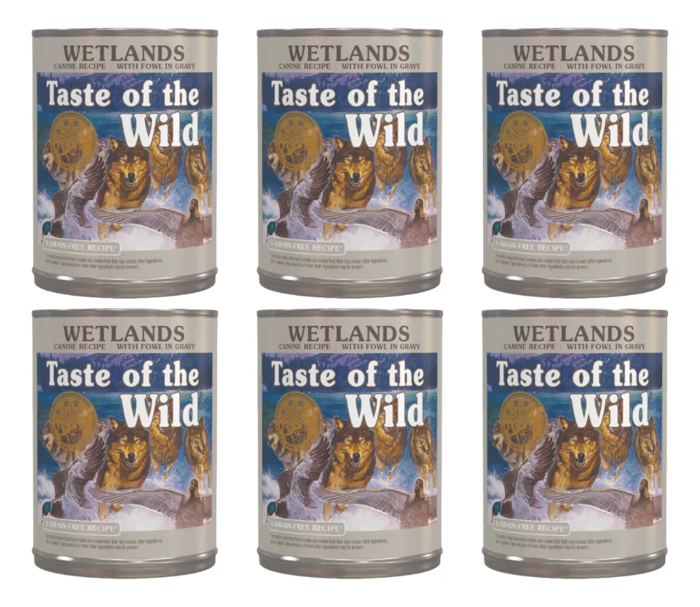 TASTE OF THE WILD WETLANDS PACK X 6 LATAS 390GR - 1