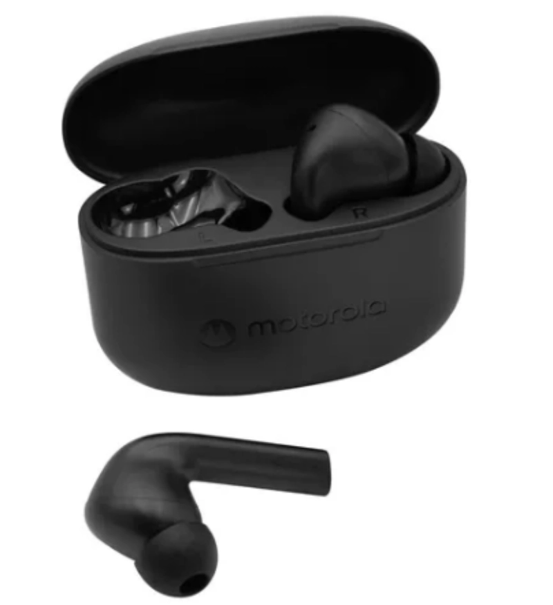 AUDÍFONO MOTOROLA MOTOBUDS 065 COLOR NEGRO - 1