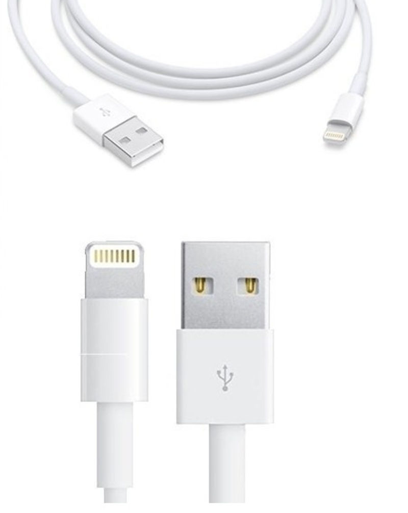 TECNOLAB CABLE PARA CELULAR DE USB A LIGHTNING PREMIUM. WHITE 1 MT - BOX