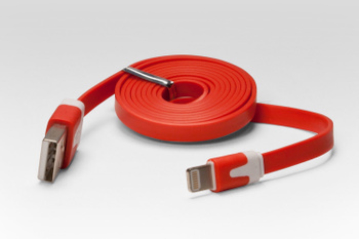 DBLUE CABLE PLANO DBLUE PARA IPHONE 5 RED