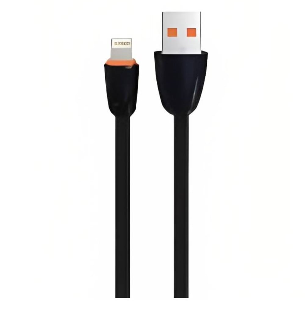 TECNOLAB CABLE LIGHTNING USB IPHONE/ IPAD. BLACK. 1 MT - BOX