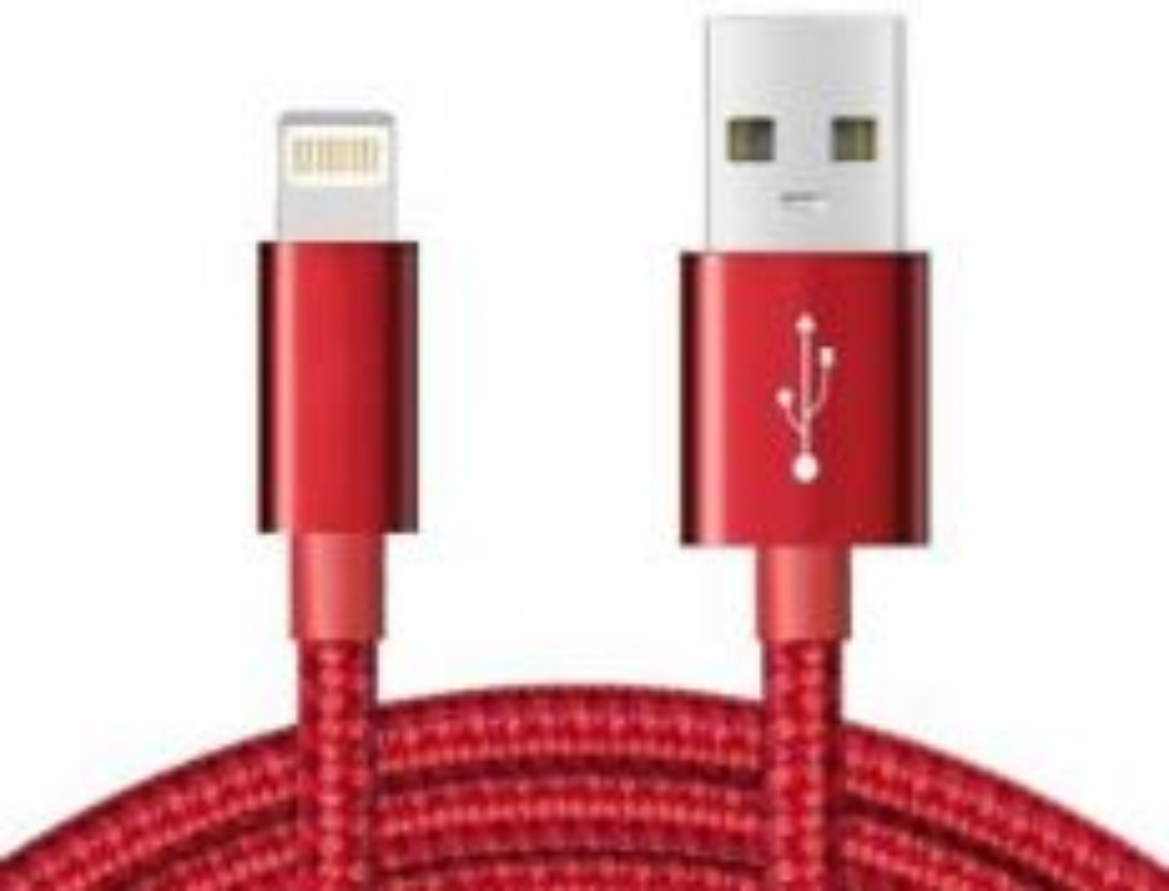 DBLUE CABLE USB PARA IPHONE 5 /6 IPAD RED 1MT
