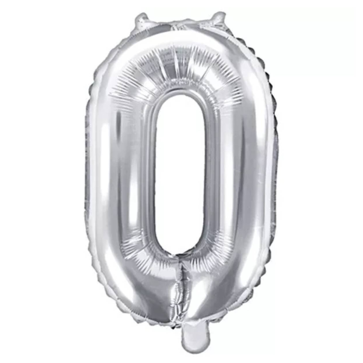 GLOBO OEM NÚMERO METALIZADO 36 PULGADAS # 0 PLATEADO - 1