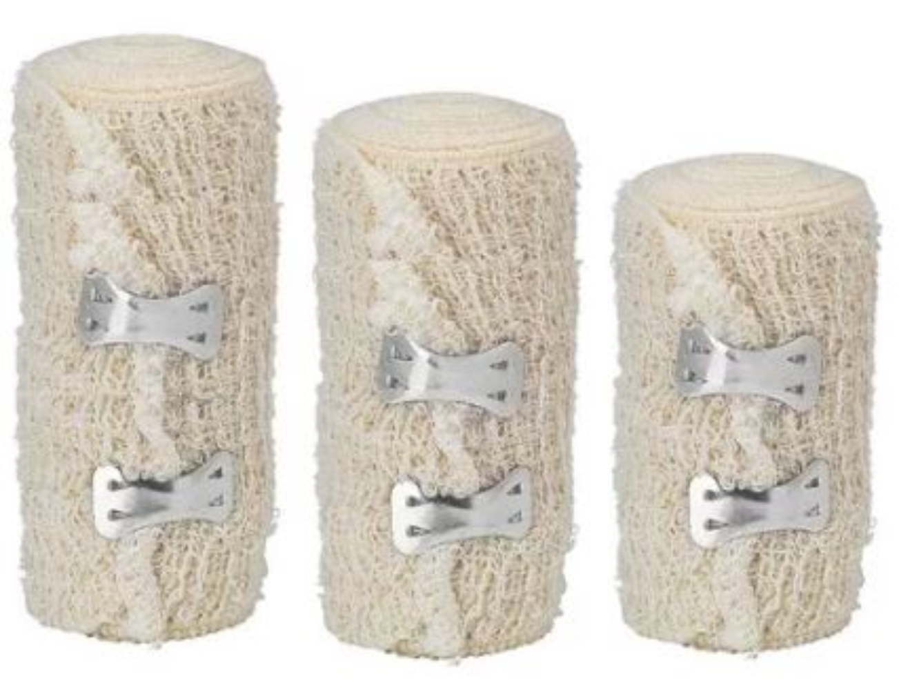 PACK 3 VENDA GASA OEM ALGODON CREPE HERIDAS - 1