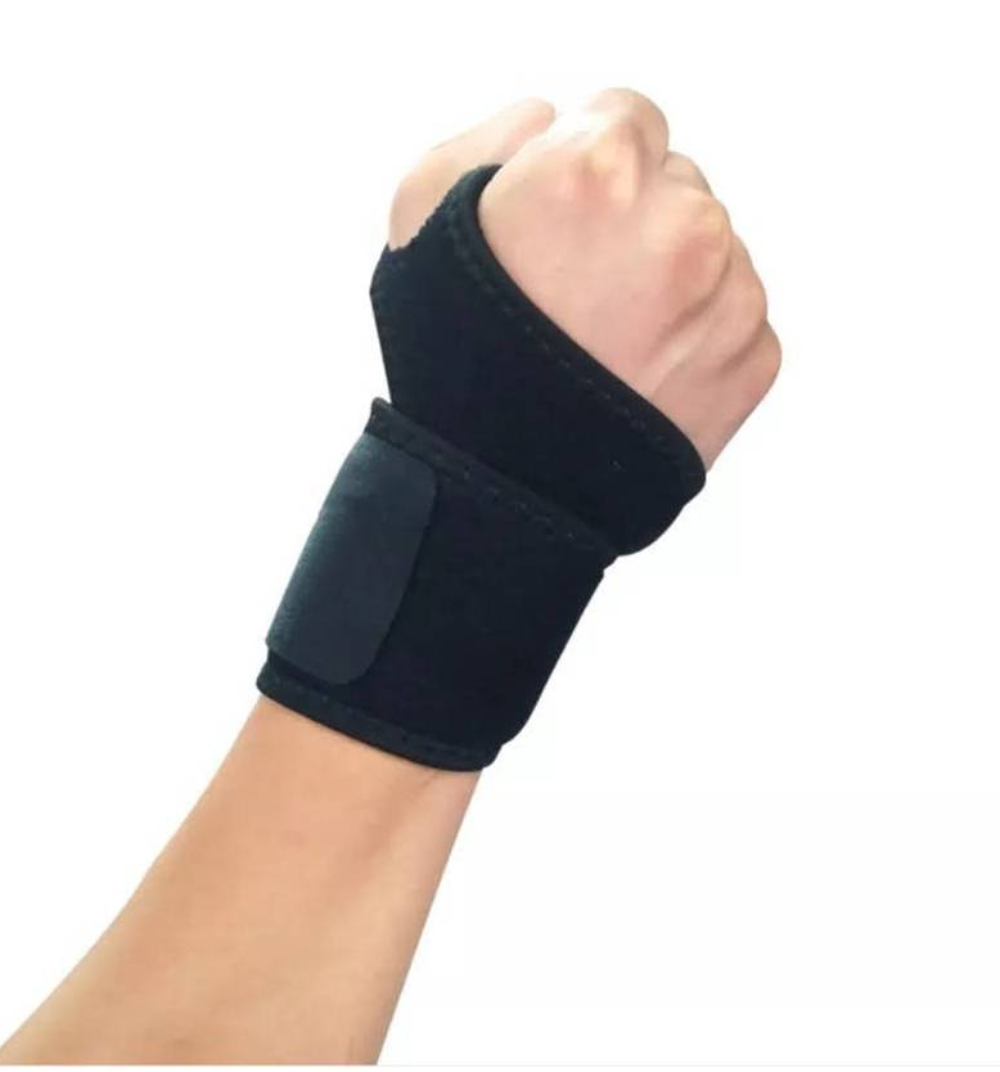 VENDA GASA OEM MUÑEQUERA ELASTICA ORTOPEDICA TUNEL CARPIANO MANO NEGRO - 3