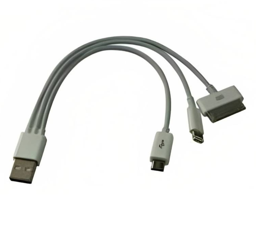 DBLUE CABLE 4 EN 1 MULTIPLES DISPOSITIVOS (USB CON TRES SALIDAS)