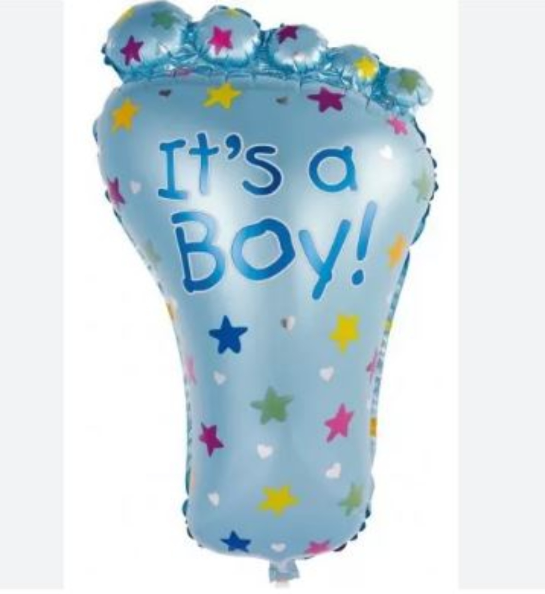 GLOBO OEM METALIZADO 16 PULGADAS DISEÑO IT'S A BOY CELESTE - 1