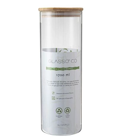 CONTENEDOR BAMBOO 1,7  L ECO GLASSO - 1