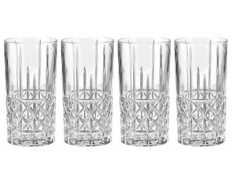 SET 4 VASOS MIX DRINKS VINTAGE GLASSO - 1