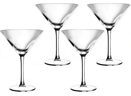 SET 4 COPAS MARTINI GLASSO - 1