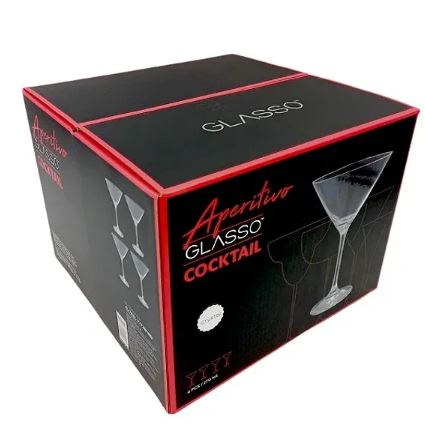 SET 4 COPAS MARTINI GLASSO - 2