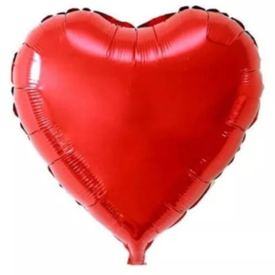 GLOBO OEM METALIZADO FORMA CORAZÓN 18 PULGADAS ROJO - 1