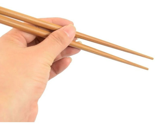 SET 10 PARES PALILLO CHINO/ JAPONÉS SUSHI BAMBÚ - 3