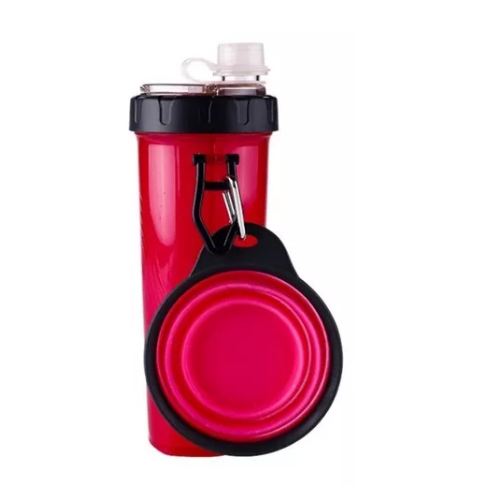 BOTELLA PERROS SNACK-DUO OEM INCLUYE PLATO COMEDERO BEBEDERO - 4