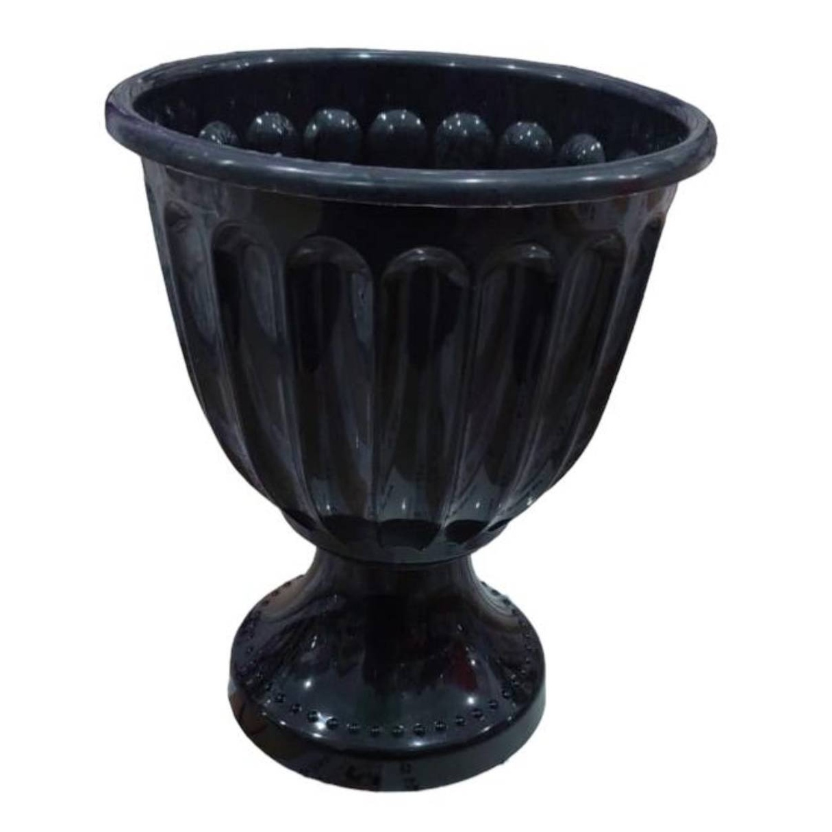 FLORERO OEM PLÁSTICO DECORATIVO FIESTAS NEGRO - 1
