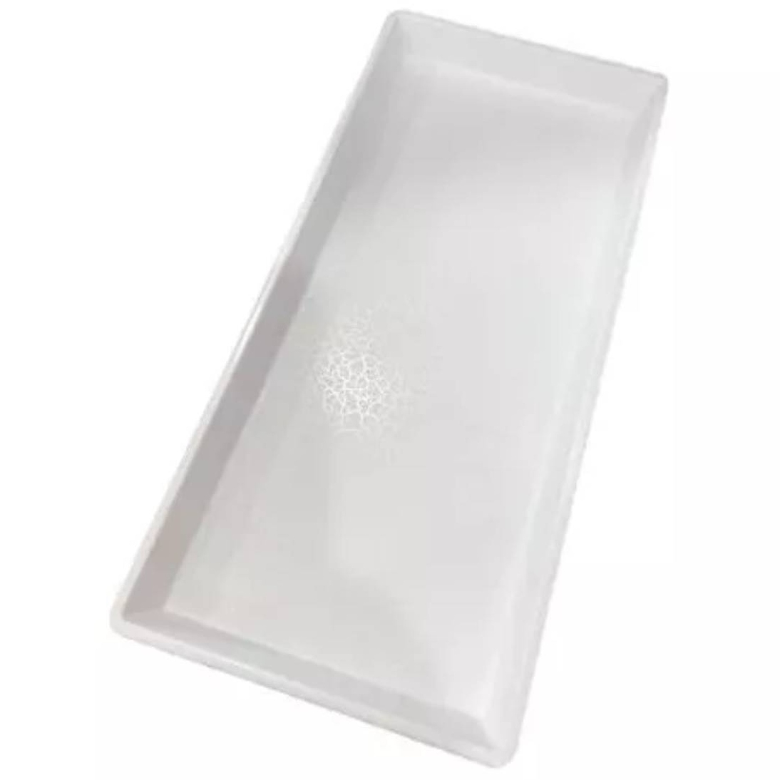 BANDEJA OEM RECTANGULAR PLÁSTICO SERVIR 29 X13.2 CM BLANCO - 1