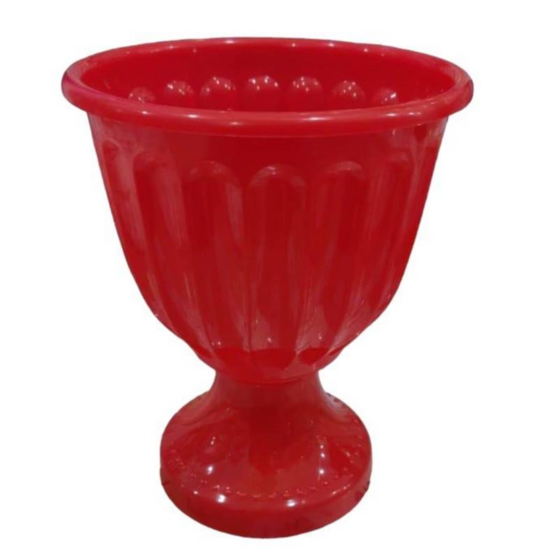 FLORERO OEM PLÁSTICO DECORATIVO FIESTAS ROJO - 1