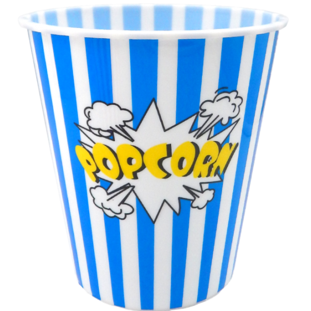 VASO OEM PLÁSTICO CABRITAS O POPCORN PALOMITAS 16 X 17 CM AZUL - 1