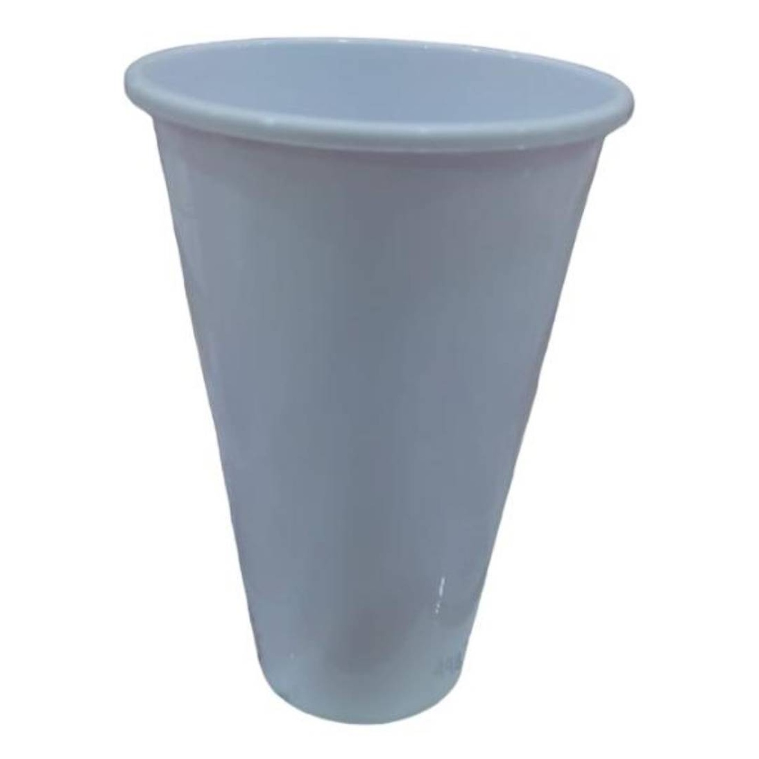 VASO OEM PLÁSTICO DESECHABLE 18 X 6.8 CM BLANCO - 1