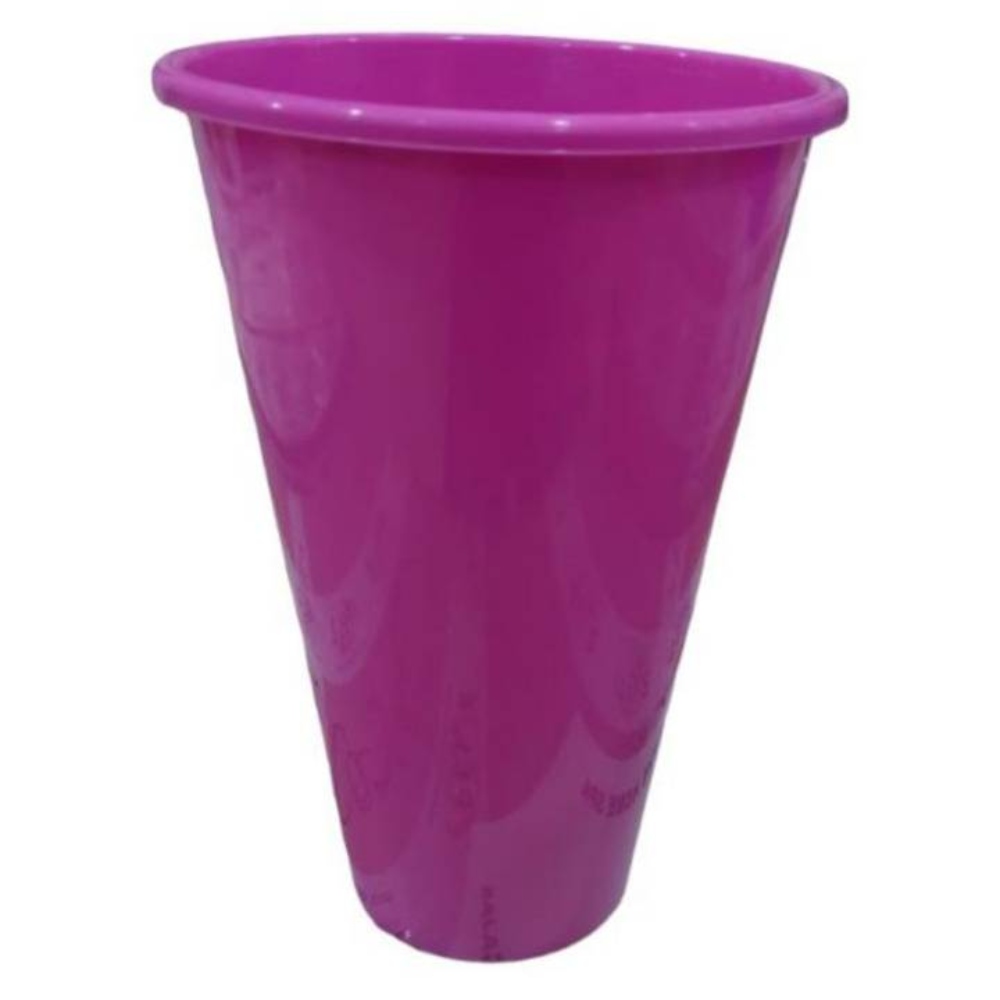 VASO OEM PLÁSTICO DESECHABLE 18 X 6.8 CM FUCSIA - 1