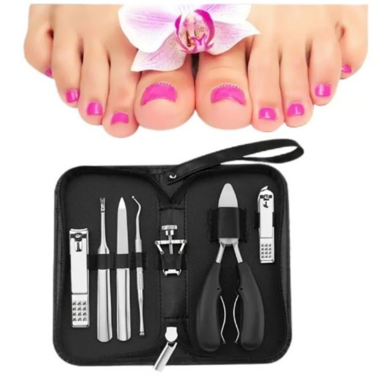 KIT HERRAMIENTAS UÑAS OEM ENCARNADAS KIT PEDICURA CORTA UÑAS 7PZ - 2
