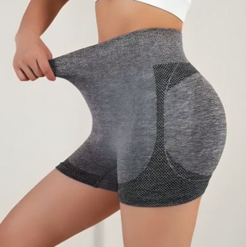 CALZA SHORT MUJER OEM MODELADORA PUSH UP LEVANTA COLA -GRIS - 2