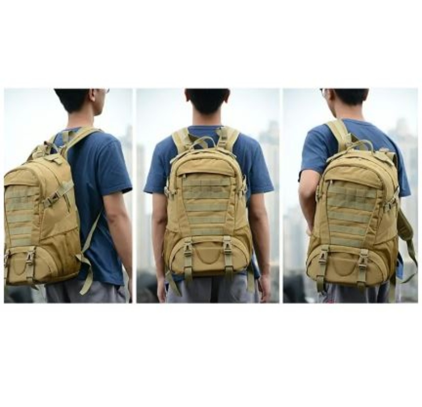 MOCHILA OEM NYLON MILITAR TÁCTICA CON SISTEMA MOLLE IMPER. 27 LTRS - 4