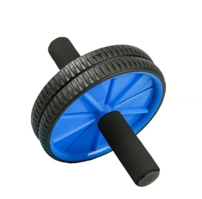 RUEDA DE EJERCICIOS ABDOMINALES OEM + COLCHONETA AZUL - 2
