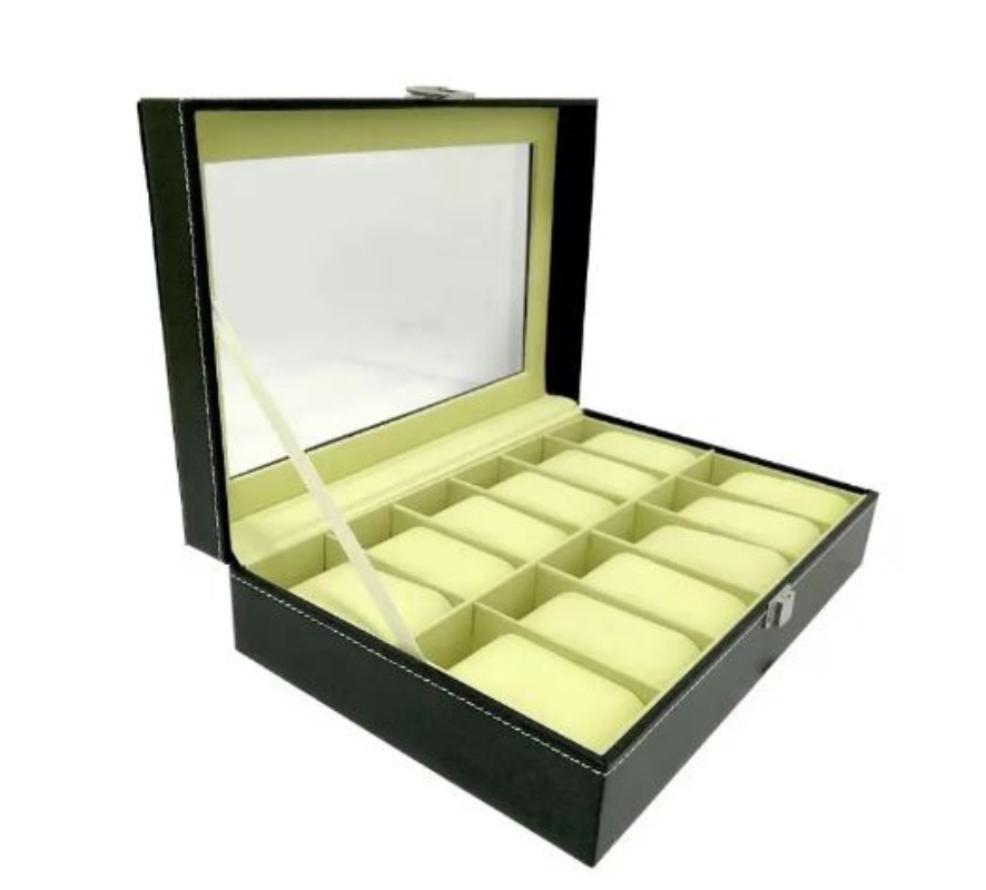 CAJA ORGANIZADOR 12 UNIDADES RELOJES - 3