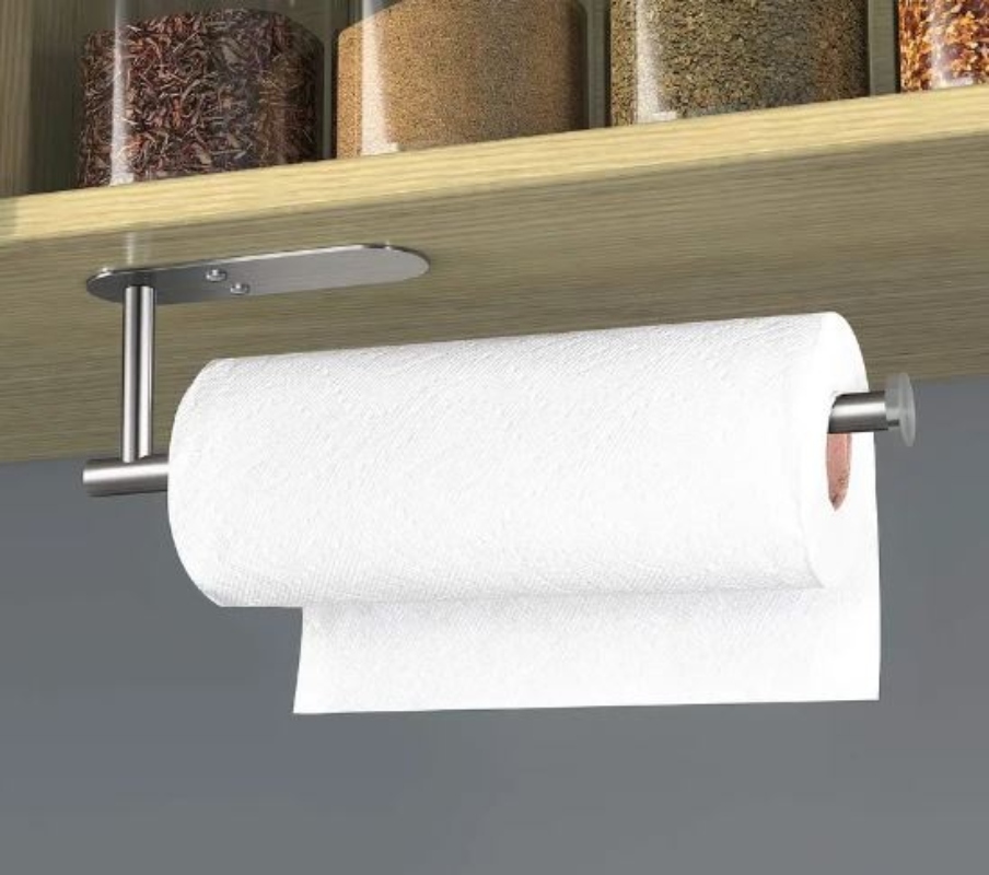 PORTAROLLOS TOALLA DE PAPEL NOVA DE ACERO INOX AUTOADHESIVO - 1