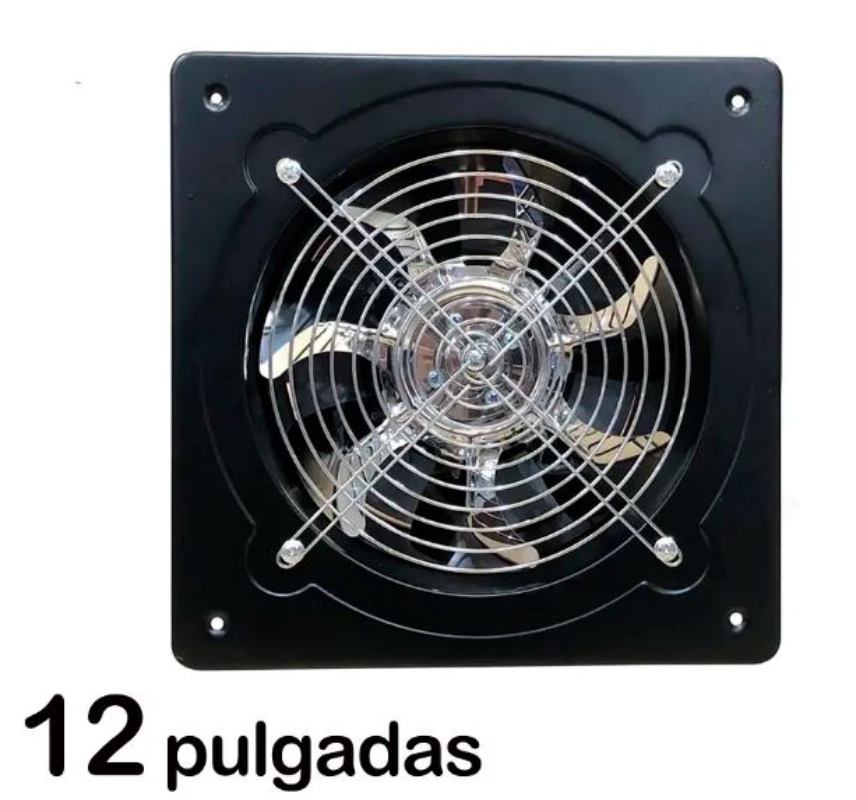 EXTRACTORES AIRE OEM 120 WATTS 300 MM EXTRACTOR INDUSTRIAL 12 PULGADAS - 2