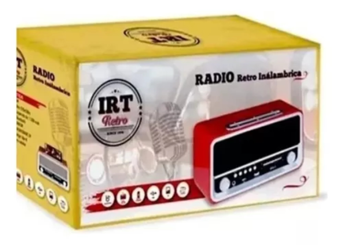RADIO RETRO RETRO06 INALÁMBRICO AM/FM IRT - 2