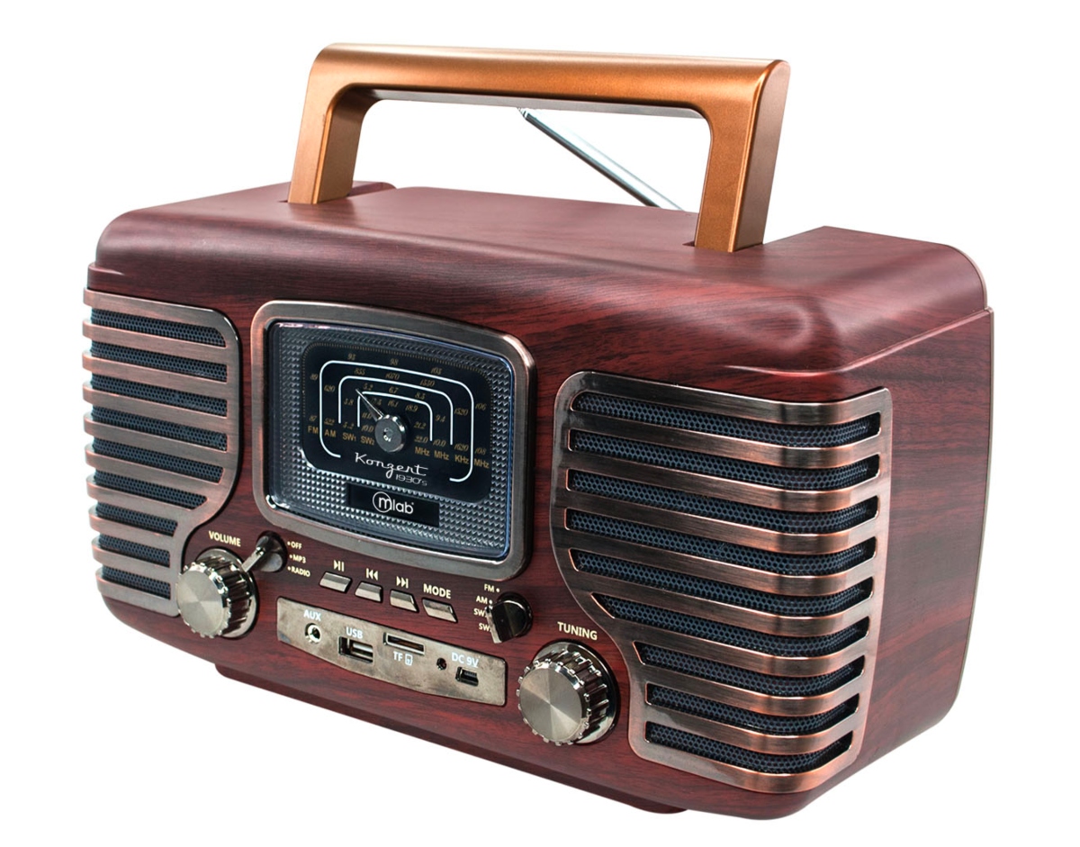 RADIO RETRO CONEXIÓN WIRELESS BT MLAB 8746 - 2