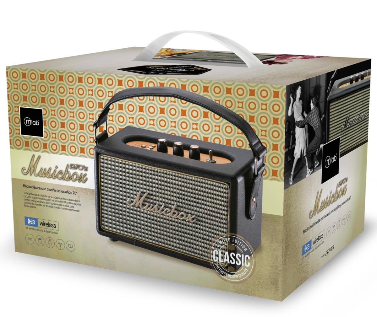 RADIO RETRO CON CORREA MLAB 8748 - 3