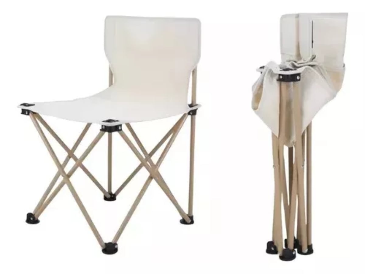 JUEGO DE MESA OEM CON 4 SILLAS PARA CAMPING BLANCO - 2