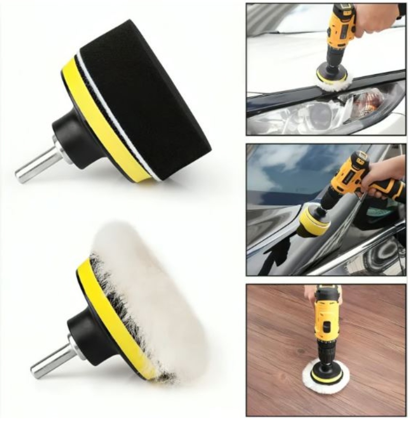 KIT DE 11 PIEZAS ESPONJAS PULIR ALMOHADILLAS PARA AUTO - 2