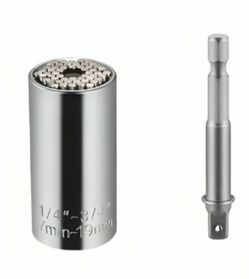 LLAVE OEM DADO UNIVERSAL MEDIR HERRAMIENTA TALADRO 7 MM-19 MM - 3
