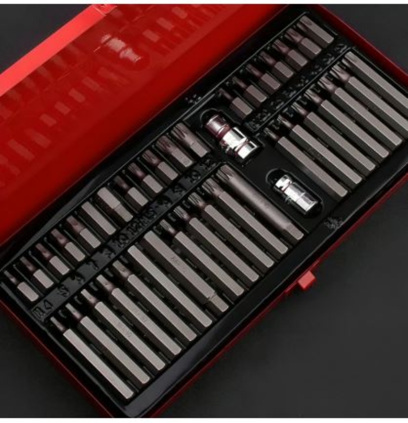 SET KIT JUEGO PUNTAS CORTO LARGO TORX ALLEN 40 PIEZAS - 3