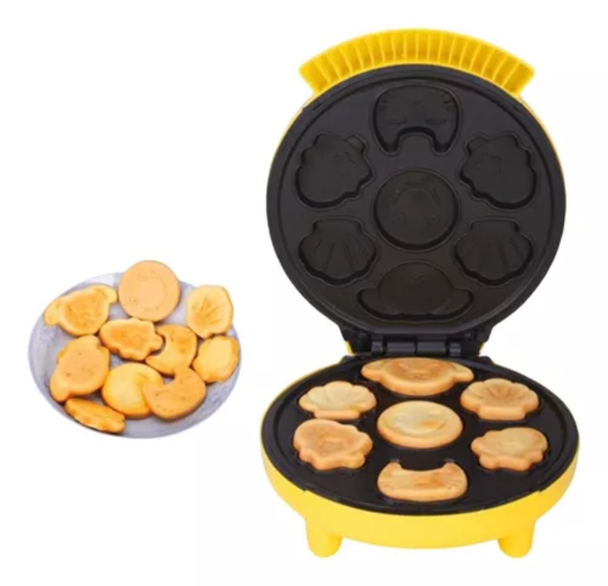 OEM MINI MÁQUINA PANCAKES ELÉCTRICA ANTIADHERENTE 7 FIGURAS