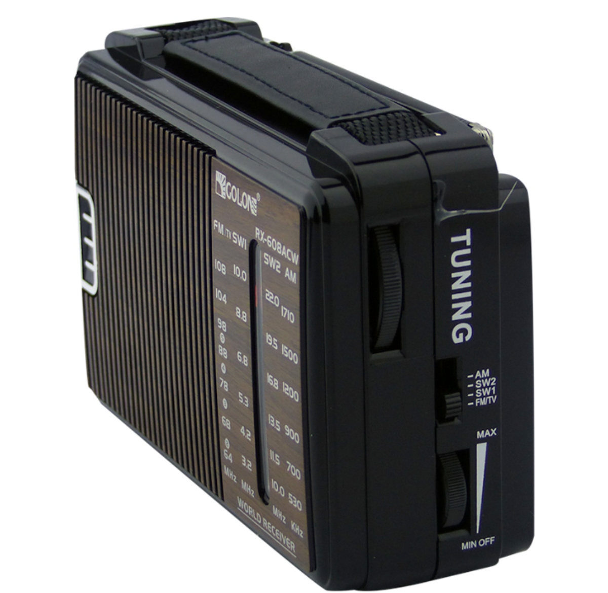 RADIO MULTIBANDA GOLON RX608ACW CAFÉ - 3