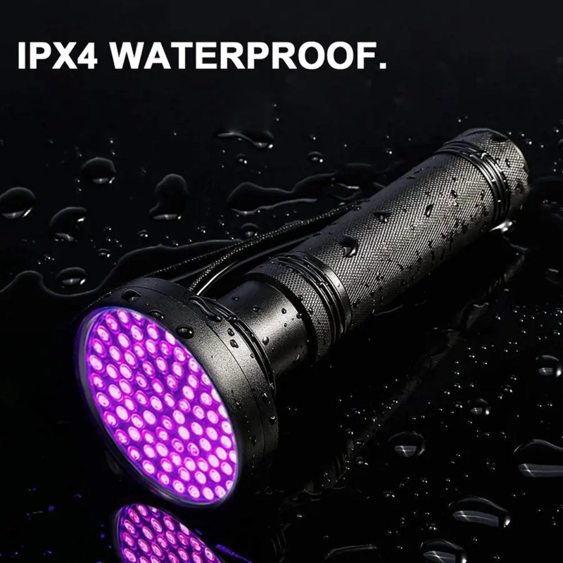 LINTERNA ULTRAVIOLETA 100 LED UV USA PILAS MÚLTIPLES USOS - 2