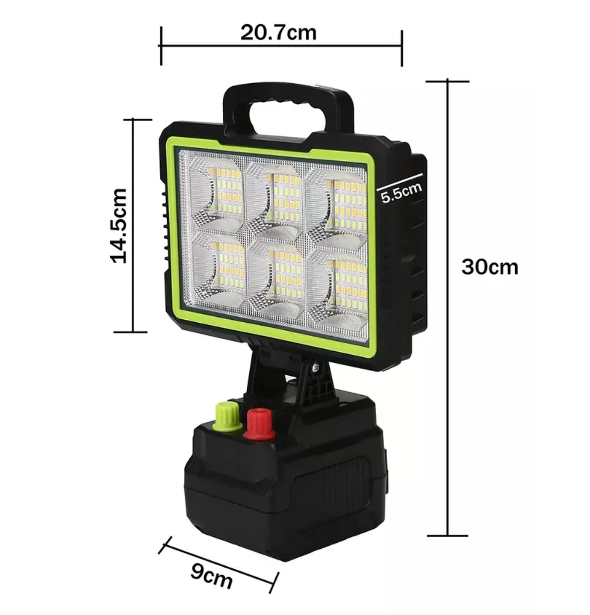 REFLECTOR PROYECTOR LED SOLAR PORTÁTIL DE 350W - PANEL SOLAR - 4