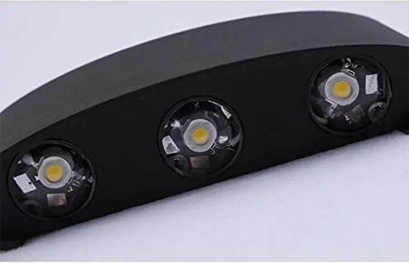 LUZ OEM LED FOCO APLIQUE PARED 6 LEDS EXTERIOR - 3