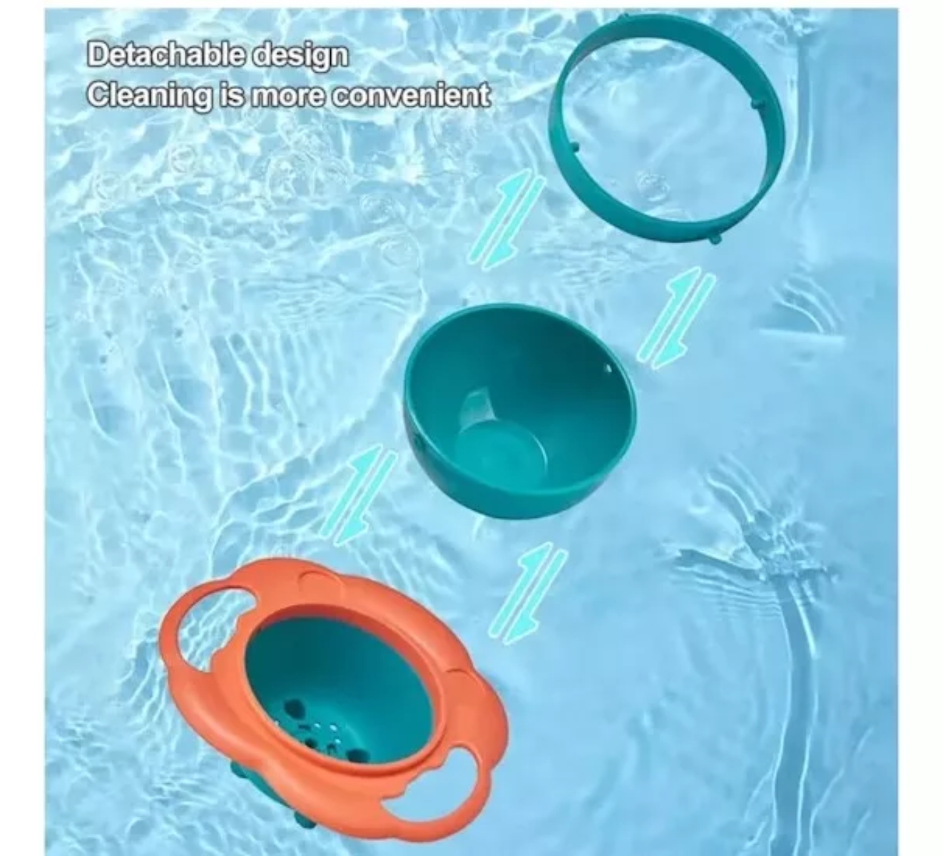 PLATO BOWL ANTIDERRAME PARA NIÑOS BEBE 360 - 5